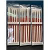 Image 1 : Lot of 3 Multi-Packs of Artist Red Sable Paint Brushes