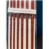Image 2 : Lot of 3 Multi-Packs of Artist Red Sable Paint Brushes