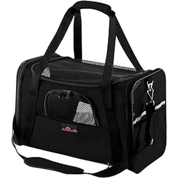 Lot of 1 Aivituvin Collapsible Pet Carrier - For Cats/Small Dogs - (17.7 x 11.8 inch size)