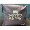 Image 1 : Lot of 1 Weighted Blanket for Adults - 12lbs - 48 x 72 inch - Dark Grey