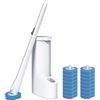 Image 1 : Lot of 3 Disposable Toilet Scrubber Starter Kits w/ Holder & Disposable Refills