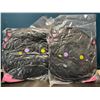 Image 2 : Lot of 2 Large "Squishmallow" Inspired Pillows/Stuffies - Black Axolotl
