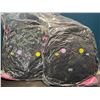 Image 2 : Lot of 2 Large "Squishmallow" Inspired Pillows/Stuffies - Black Axolotl