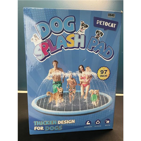 Lot of 1 Dog Splash Pad - 97 inch Large Size!