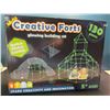 Image 1 : Lot of 1 Creative Forts - Glow-In-The-Dark Fort STEM Toy Building Set - 130PCS