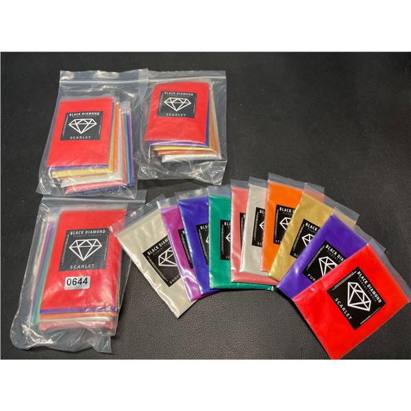 Lot of 4 Multi-Packs of Black Diamond Craft Pigment Powders - 10 Colours Per Pack!