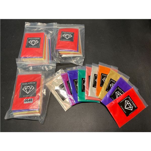 Lot of 4 Multi-Packs of Black Diamond Craft Pigment Powders - 10 Colours Per Pack!
