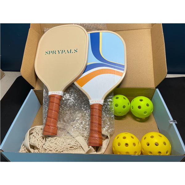 Lot of 1 Sprypals Pickleball Paddle Set