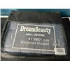 Image 2 : Lot of 1 DreamBeauty 10lb Weighted Blanket for Adults - Dark Grey - Large 41in x 60in Size!