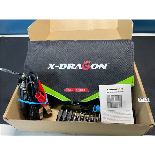 Lot of 1 X-Dragon Foldable Massive 40W Solar Panel Charger