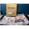 Image 1 : Lot of 1 Moonsea Toddler Nap Mat with Removable Pillow - Pink Flower Design