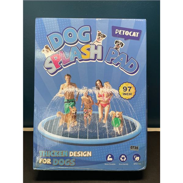Lot of 1 Dog Splash Pad - 97 inch Large Size!