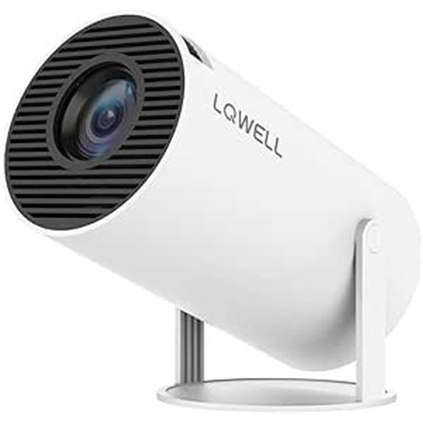 Lot of 1 Lowell LCD Mini Projector Supports Wifi 6, BT5.0,130 Inch Display 4K Home Cinema Projector