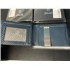 Image 2 : Lot of 3 Zitahli Mens Slim Leather Wallets w/ Money Clips & RFID Blocking