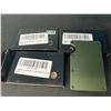 Image 1 : Lot of 3 Mountain Voyage Minimalist Mens Wallets - Army Green Colour
