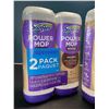 Image 1 : Lot of 2 Double-Packs of Swiffer Power Mop Refills/Floor Cleaner - 4 Bottles Total - Lemon Scent