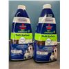 Image 1 : Lot of 2 Jugs of Bissell Pet Multi-Surface Cleaners w/ Febreeze - 946mL each