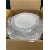 Image 2 : Lot of 1 Box of Munfix Silver Lace 100 Count Plates Combo Set (Dinner & Salad Plates)
