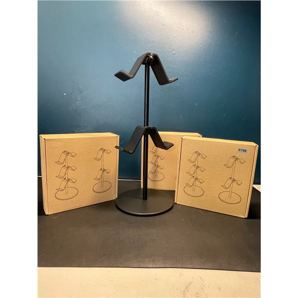Lot of 3 Controller/Headset Stands (2-Tier) - Brand New!