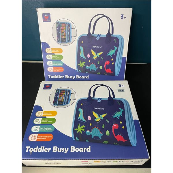 Lot of 2 Toddler Busy Boards