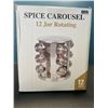 Image 1 : Lot of 1 Spice Rack Carousel - 12 Bottles - Rotating Spice Rack