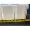 Image 4 : Lot of 1 Large 17QT Plastic Storage Bin w/ 6 Removable Inserts - For Crafts, Art, Tools, Lego, etc