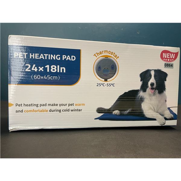 Lot of 1 Pet Heating Pad - 24in x 18in - For Medium/Large Pets