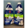 Image 1 : Lot of 2 Jugs of Bissell Pet Multi-Surface Cleaners w/ Febreeze - 946mL each