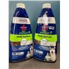 Image 1 : Lot of 2 Jugs of Bissell Pet Multi-Surface Cleaners w/ Febreeze - 946mL each