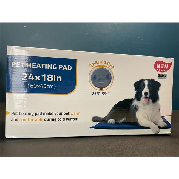 Lot of 1 Pet Heating Pad - 24in x 18in - For Medium/Large Pets
