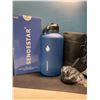 Image 2 : Lot of 1 Sendestar Double Wall Stainless Steel Insulated Water Bottle - 1.8L (64oz) - Cobalt