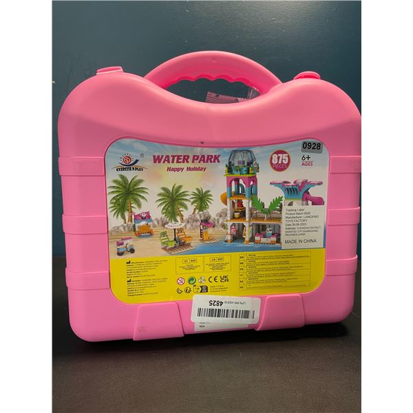 Lot of 1 Water Park "Lego" Style Toy Building Set - 875 PCS