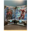 Image 1 : Lot of 2 DC Multiverse Action Figures by McFarlane Toys - Batman Unmasked & The Flash