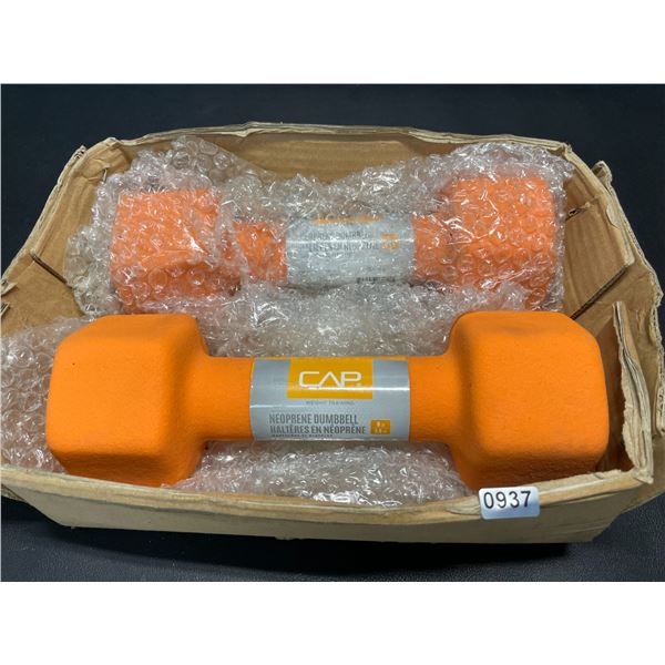 Lot of 1 Set of 8LB Neoprene Dumbbells