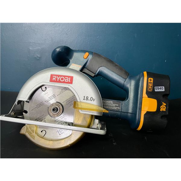 Lot of 1 RYOBI Saw w/ Battery - Used
