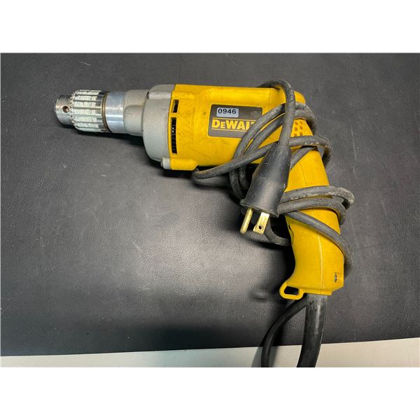 Lot of 1 Dewalt Corded Drill (Model:DW235G) - Used - Powers On