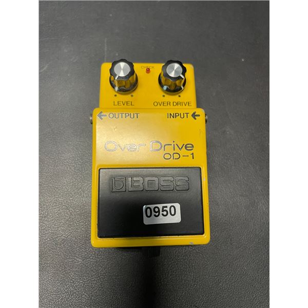 Lot of 1 Boss Over Drive OD-1 Guitar Effect Pedal - Used