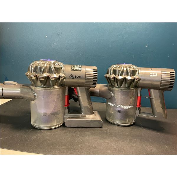 Lot of 2 Dyson Handheld Vacuums w/ Battery - Used - For Parts/Repair