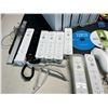 Image 6 : Lot of 5 Nintendo Wii Consoles w/ Cords, Controllers, Accessories, and 3 Games - Used
