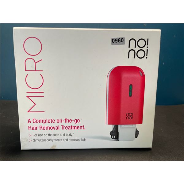 Lot of 1 No No! Micro Complete Hair Removal Treatment for Face & Body - Used/Open Box