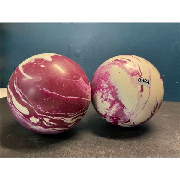 Lot of 2 Bowling Balls - Used