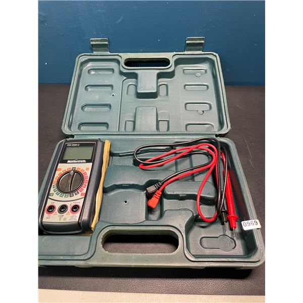 Lot of 1 Mastercraft Digital Multimeter Tool Kit - Used