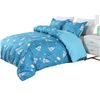 Image 1 : Lot of 1 YMY Home Collection Full/Queen Size Duvet Cover Set - Sail Boat Design
