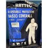 Image 2 : Lot of 5 Disposable Protective Basic Coveralls - Size Large