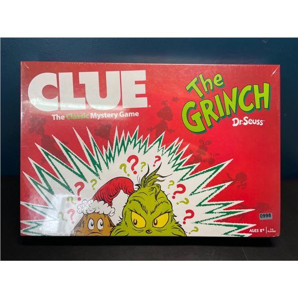 Lot of 1 CLUE The Classic Mystery Board Game - The Grinch/Dr.Seuss Edition