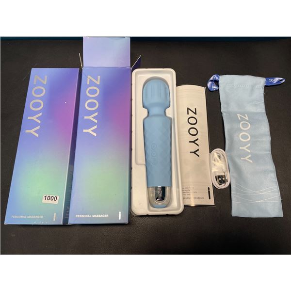 Lot of 2 Zooyy Rechargeable Personal Massagers/Adult Sex Toys for Women - Quiet & Waterpoof