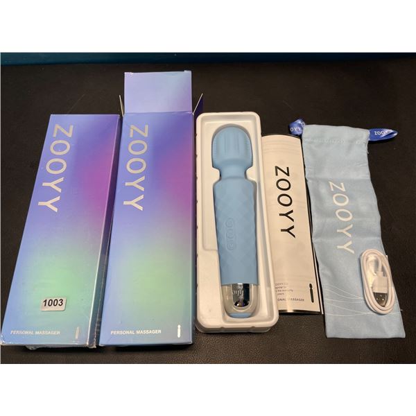 Lot of 2 Zooyy Rechargeable Personal Massagers/Adult Sex Toys for Women - Quiet & Waterpoof