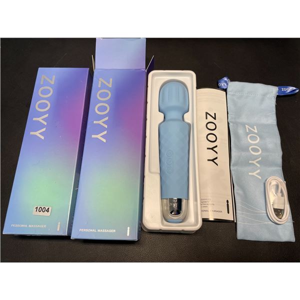 Lot of 2 Zooyy Rechargeable Personal Massagers/Adult Sex Toys for Women - Quiet & Waterpoof