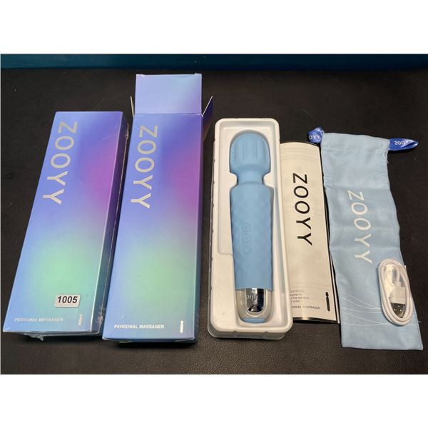 Lot of 2 Zooyy Rechargeable Personal Massagers/Adult Sex Toys for Women - Quiet & Waterpoof