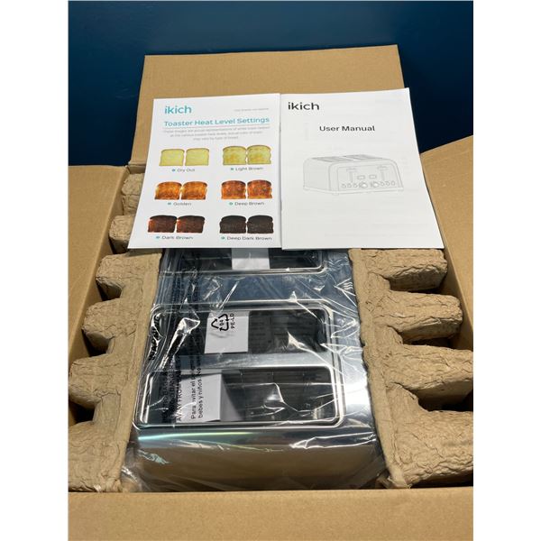 Lot of 1 ikich 4-Slice Toaster